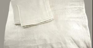 Hotel Collection Fractured Geo FULL / QUEEN Duvet Cover & Shams Set White